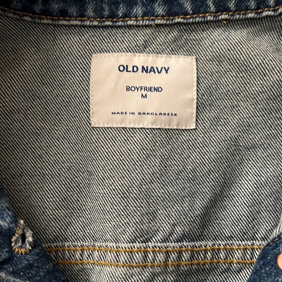 Old Navy Boyfriend Denim Jacket - Picture 2 of 4